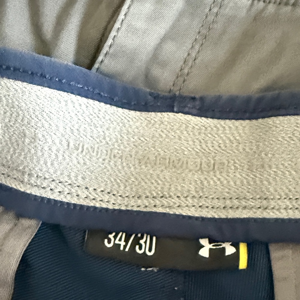 Under Armour Navy and Gray Pants